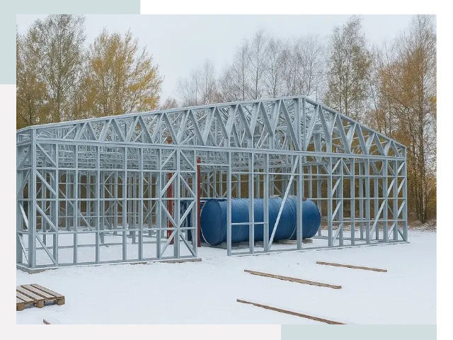 Металлические ангары в Медногорске